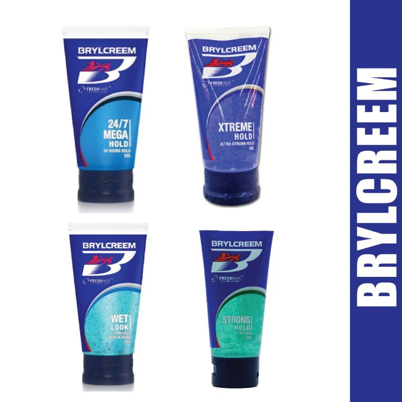 BRYLCREEM HAIR GEL 150ML/ GEL RAMBUT LELAKI/WET LOOK/STRONG HOLD/XTREME ...