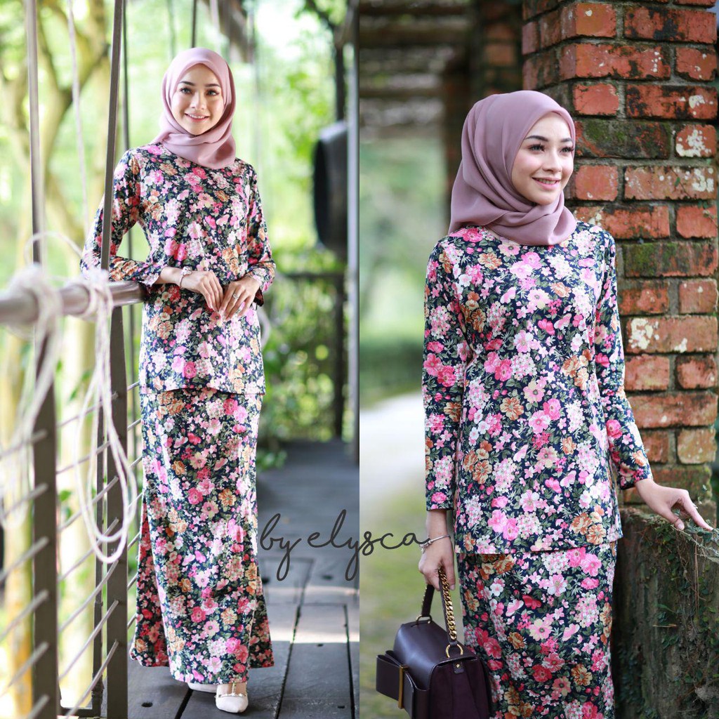 10 Ide Fesyen  Baju  Kurung  Moden Cotton Kelly Lilmer