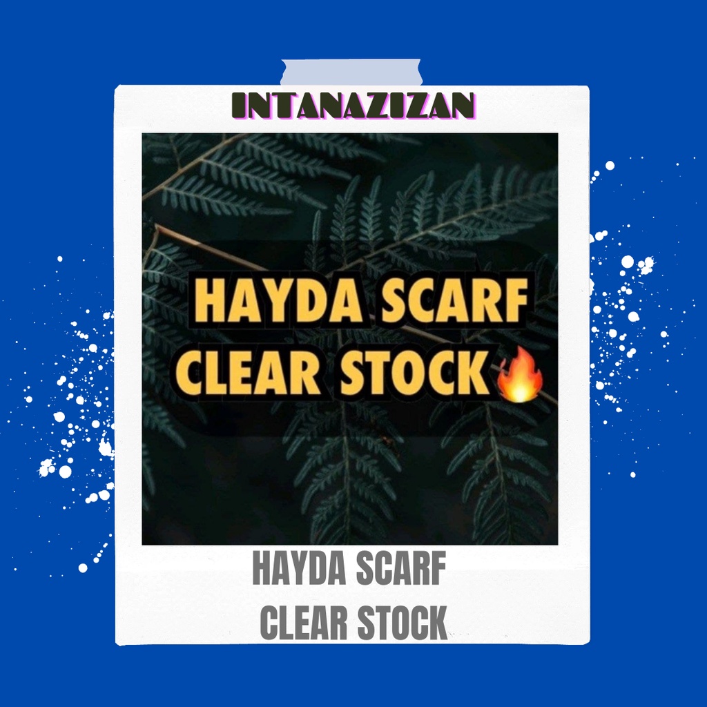 Buy Hayda Scarf Lelong Stok Seetracker Malaysia