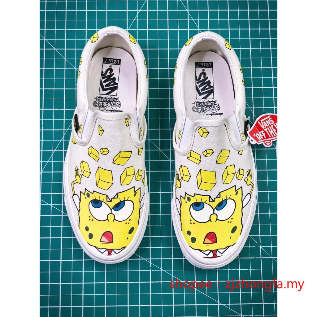og classic slip on lx spongebob