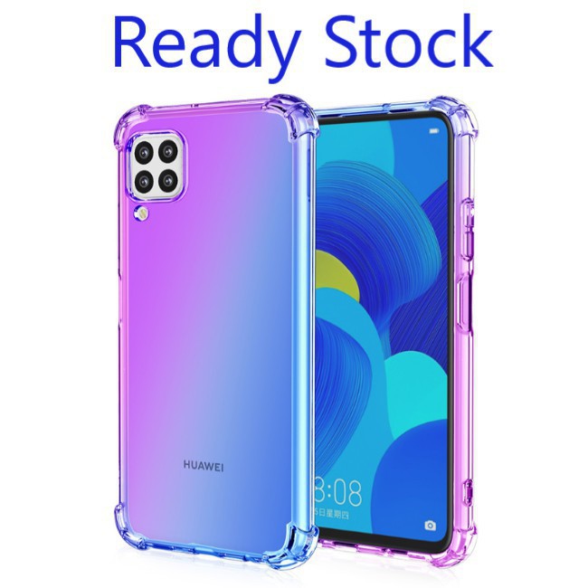 HUAWEI Nova 7i 5T Y9s nova 7i Y5 2019 Gradient Double Color Case Clear