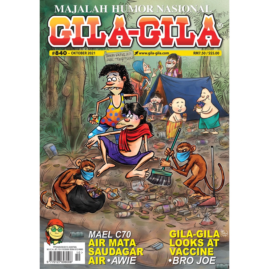 Featured image of Majalah Gila-Gila #840 (Oktober 2021)