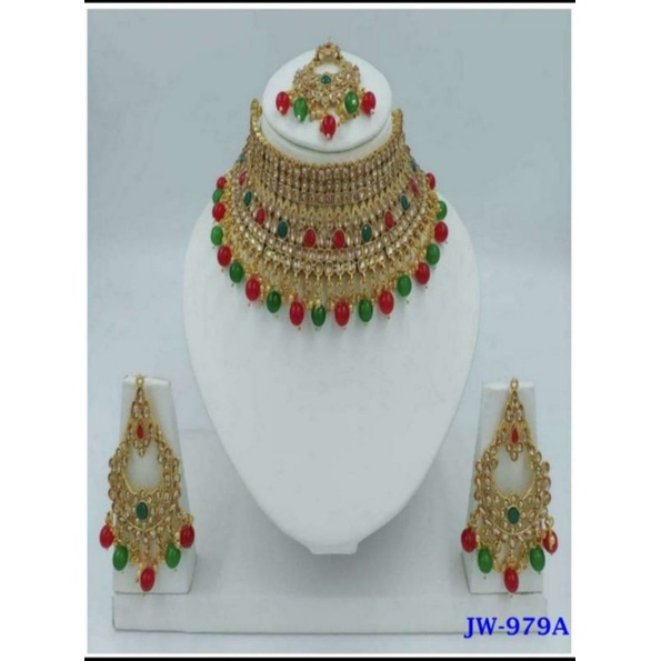Choker Set Indian Jewelries Shopee Malaysia