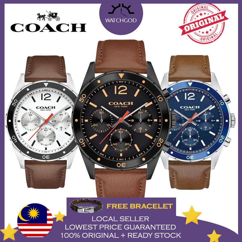 coach chronograph watch