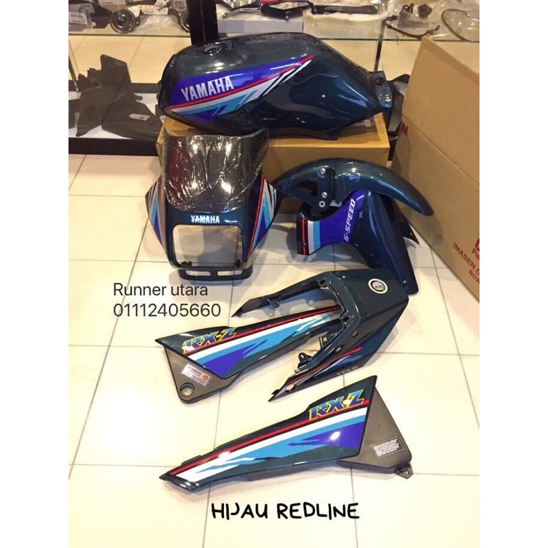 Coverset Rxz Hijau Redline Shopee Malaysia