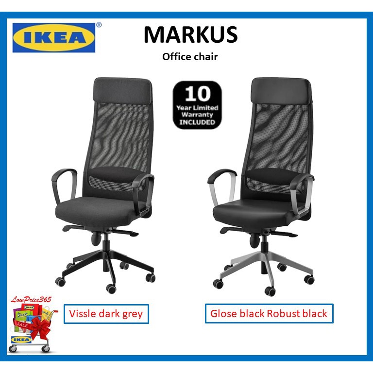 I K E A Markus Office Chair Shopee Malaysia