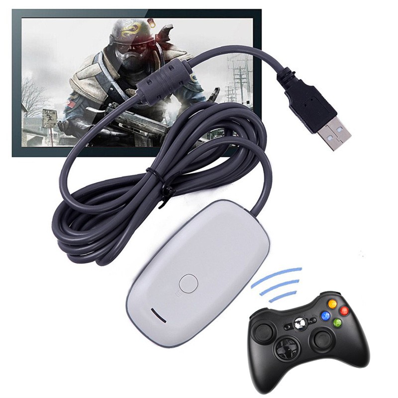 wireless dongle xbox 360 controller pc