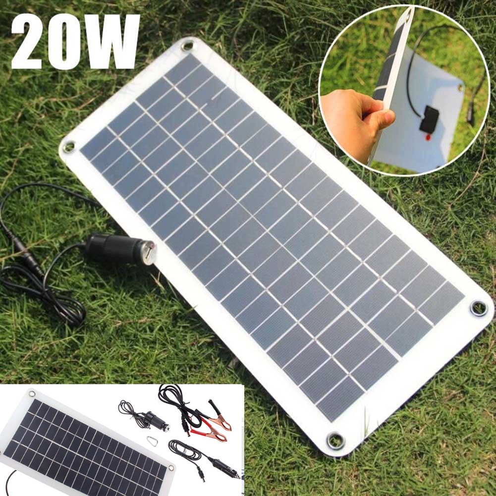 25w 12v 5v Portable Solar Panel Solar Cell Polycrystalline Solar