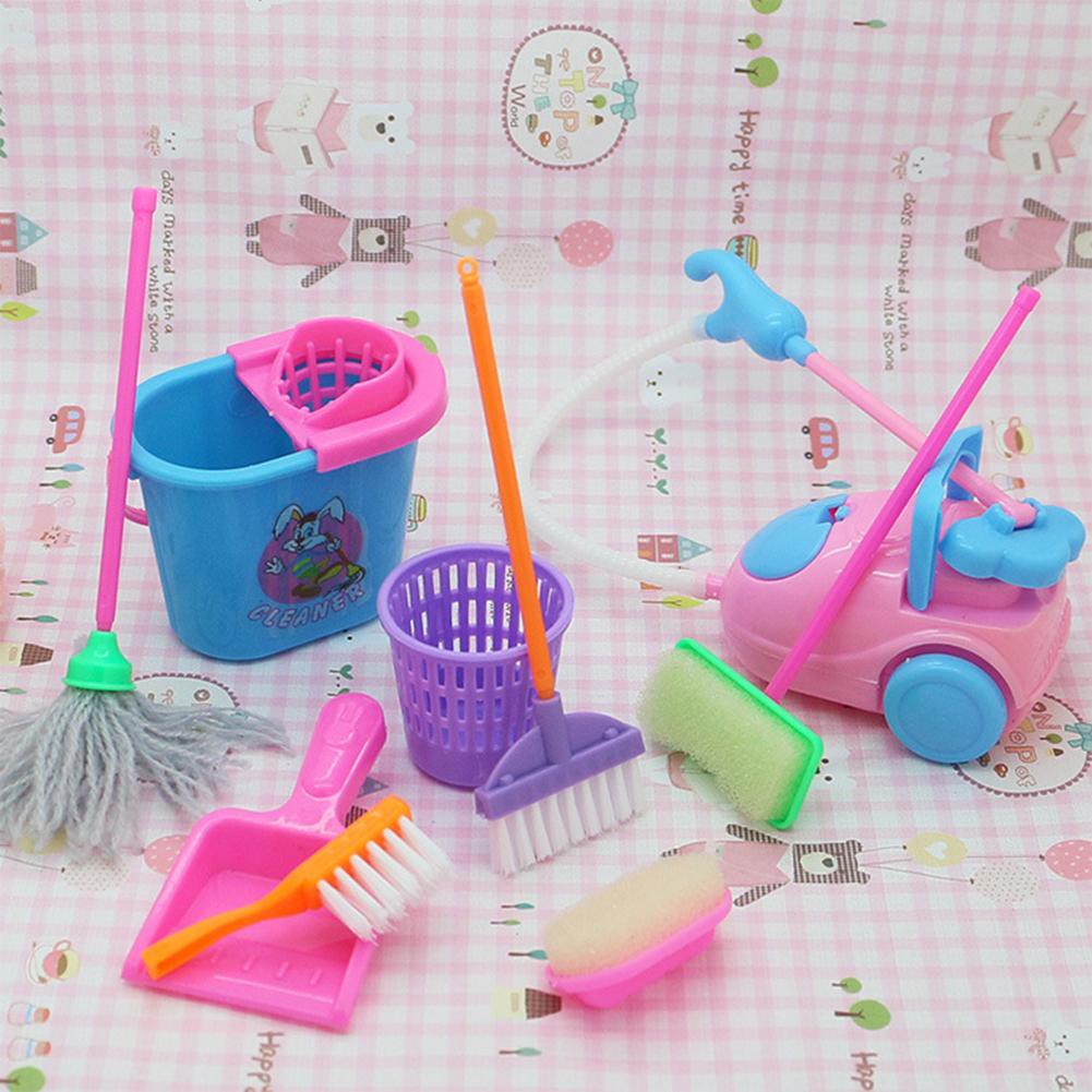 toy mop and broom