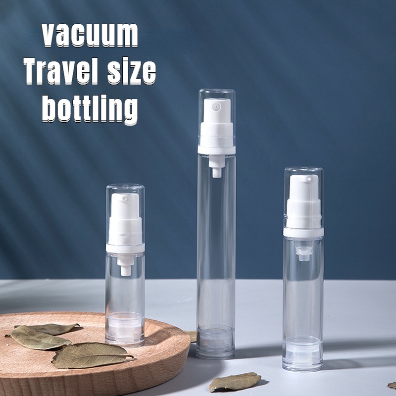 5ml 10ml 15ml Travel Empty Airless Vacuum Pump Bottle Spray Lotion Cosmetic Repacked Bottle