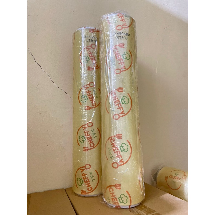 Cheffy WRAPPING ROLL 30cm x 250 meter Plastic Food Packaging | Shopee ...