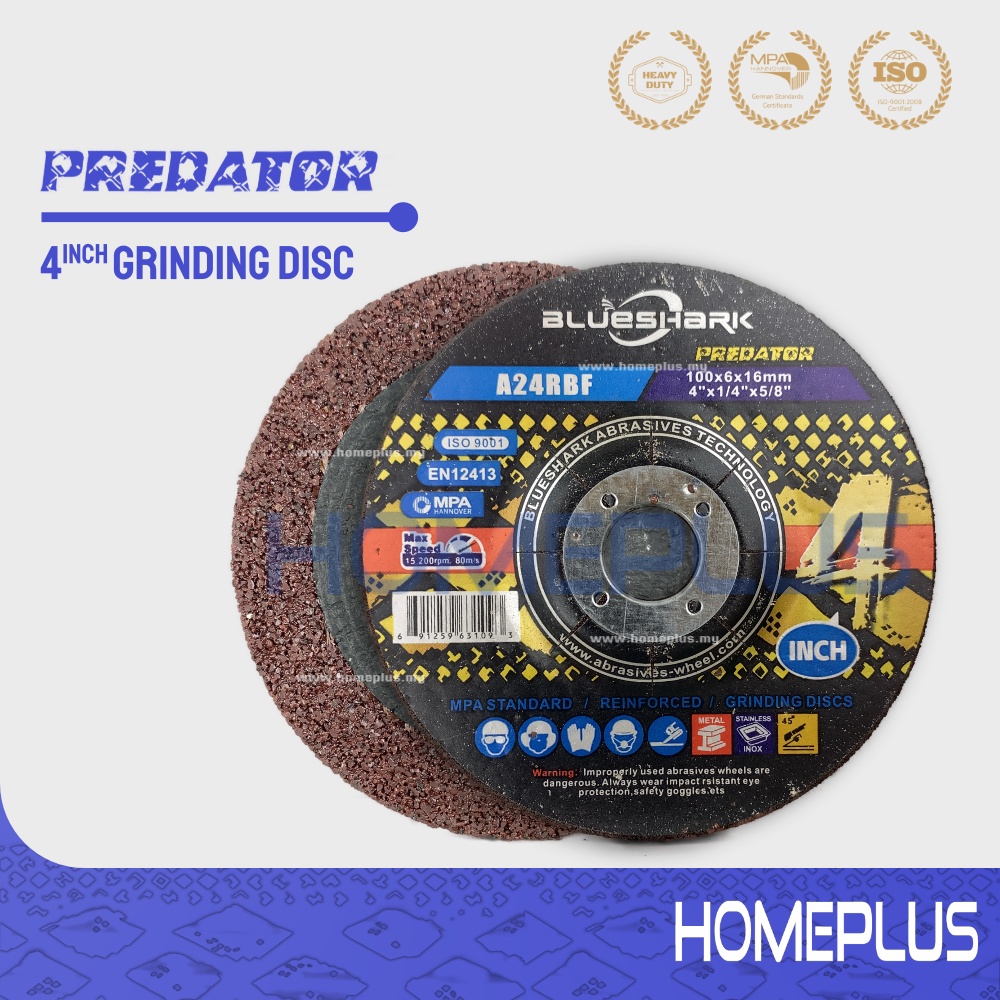 4 inch Steel Grinding Disc 100 x 6.0 x 16mm Angle Grinder Inox