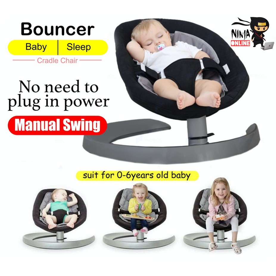 Ready Stock Baby Cradle Bouncer Rocking Chair Balance Swing Sleep Auto