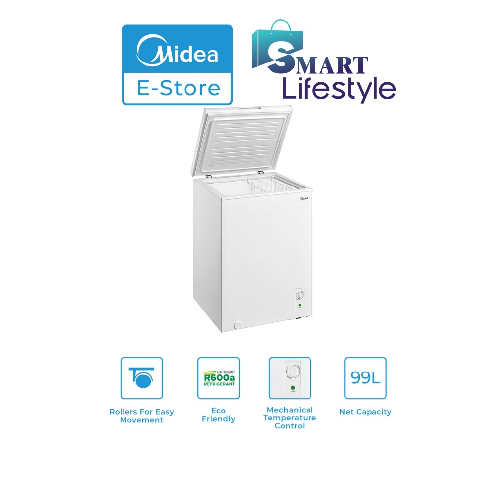 [FREE UNBOXING] Midea R600A Chest Freezer (130L) MDRC151FZB01 Shopee