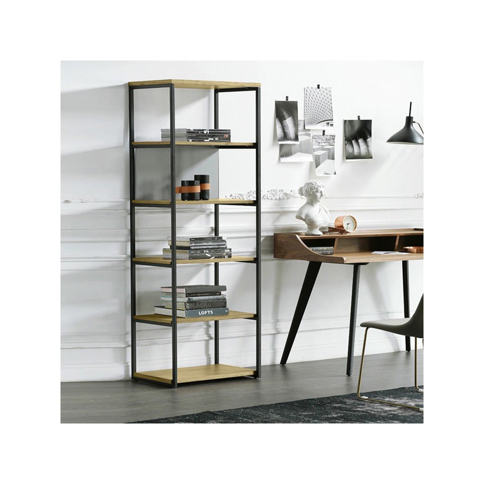 FINSSO : ROMERO Multi Layer Modern Industrial Style Wall Storage Iron Shelf Divider