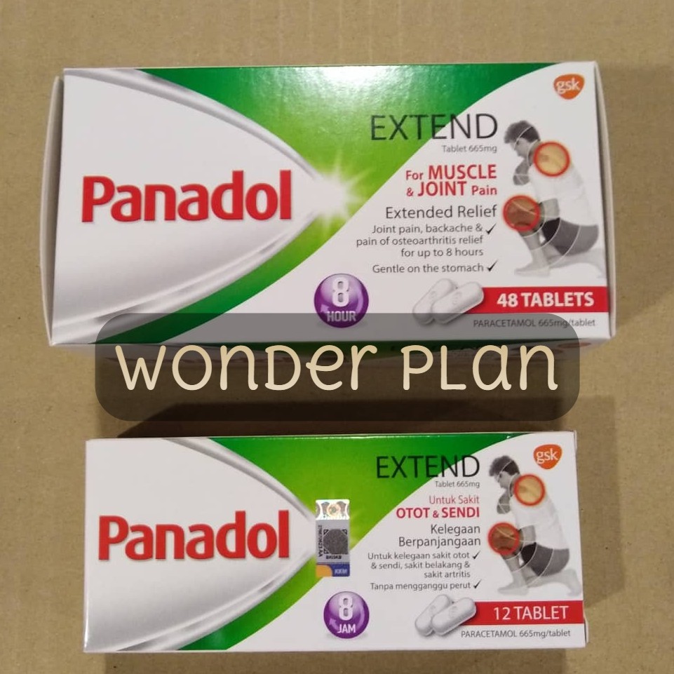 Panadol Extend For Muscle Joint Pain 8 Hours Tablets 12s 48s