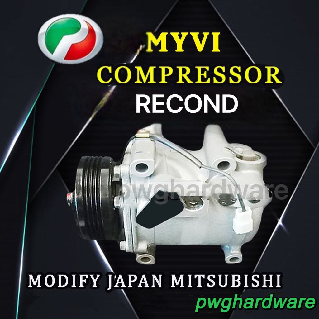 Recond Perodua Myvi 1.3cc Modify Japan Mitsubishi Air Cond Compressor