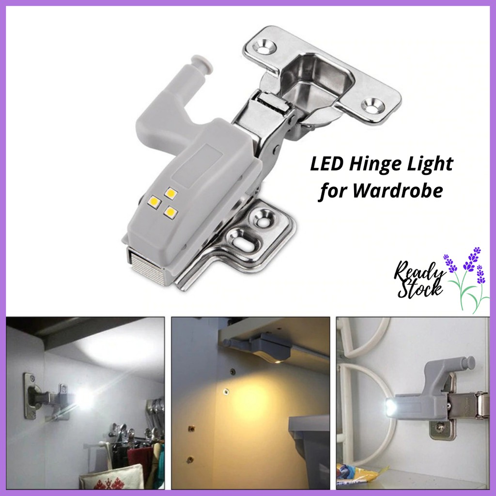 Ready Stock LED Inner Hinge light For Kitchen Wardrobe