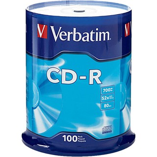 VERBATIM CD-R (94554) 52x 700MB/80min Spindle 100's