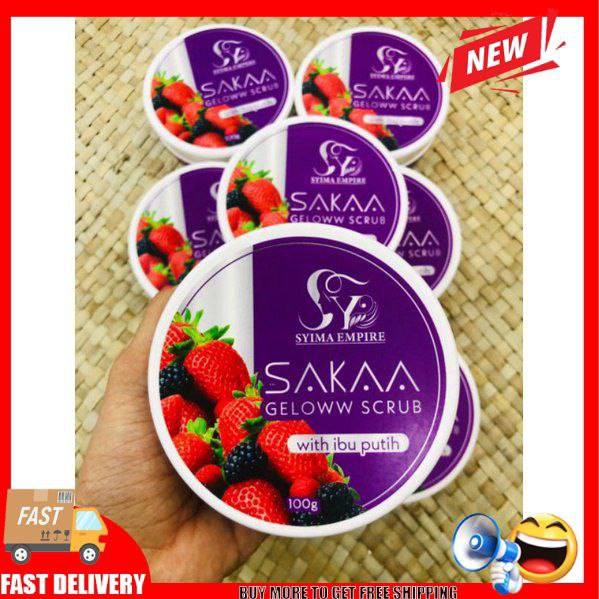 BODY WHITENING SCRUB SAKAA FOR WHITENING