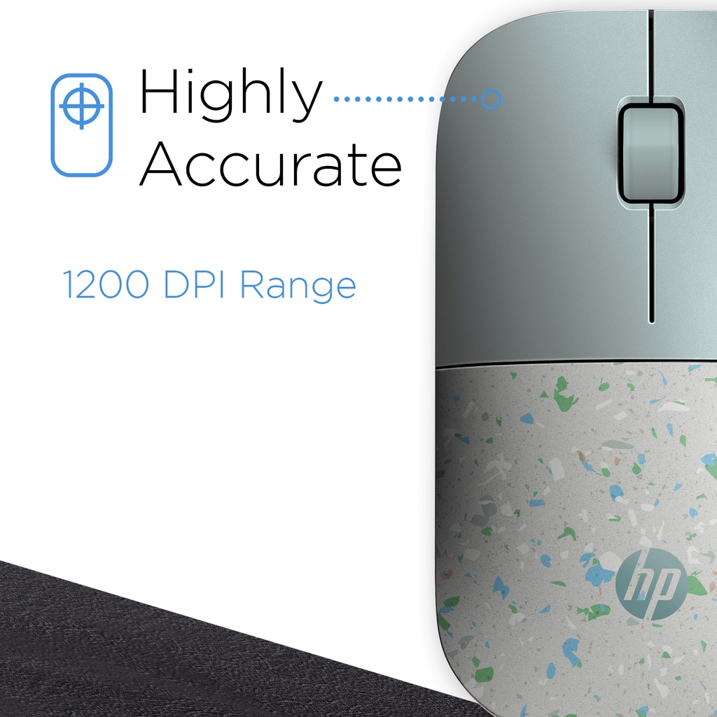 HP Wireless Mouse Z3700 with USB Nano Receiver & Blue LED Technology