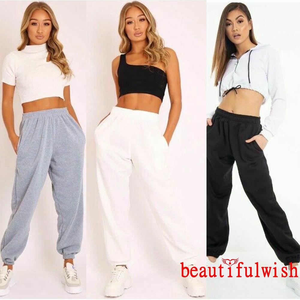 ladies cotton joggers uk