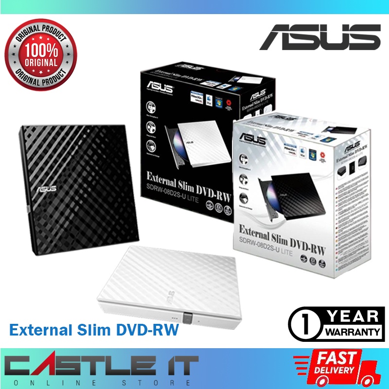 2021新作】 ASUS 外付けDVDドライブ SDRW-08D2S-U W エイスースSDRW-08D2S-ULITE ASUS DVD-RW