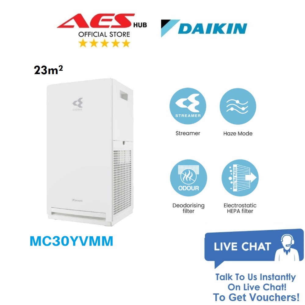 Daikin Air Purifier Home 23m² Air Purifier Room Penapis Udara Pembersih