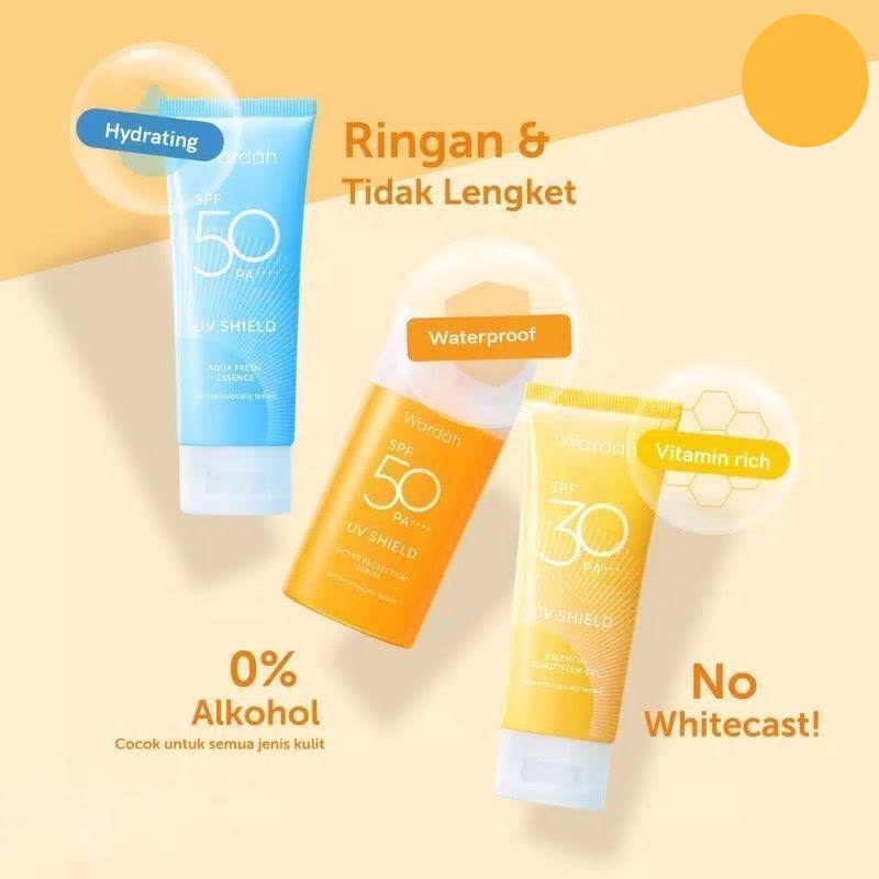 Wardah Uv Shield Spf30 Pa++ Spf50 Pa+++