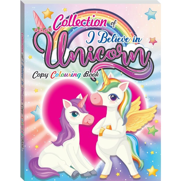 Buku Mewarna/Buku Mewarna Unicorn/Copy Colouring Book/Buku Unicorn/Mind ...