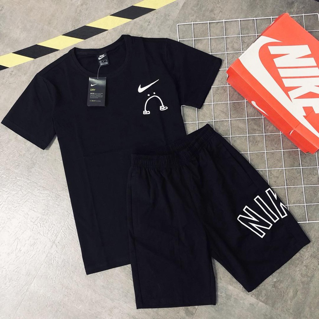 nike t shirt and shorts set