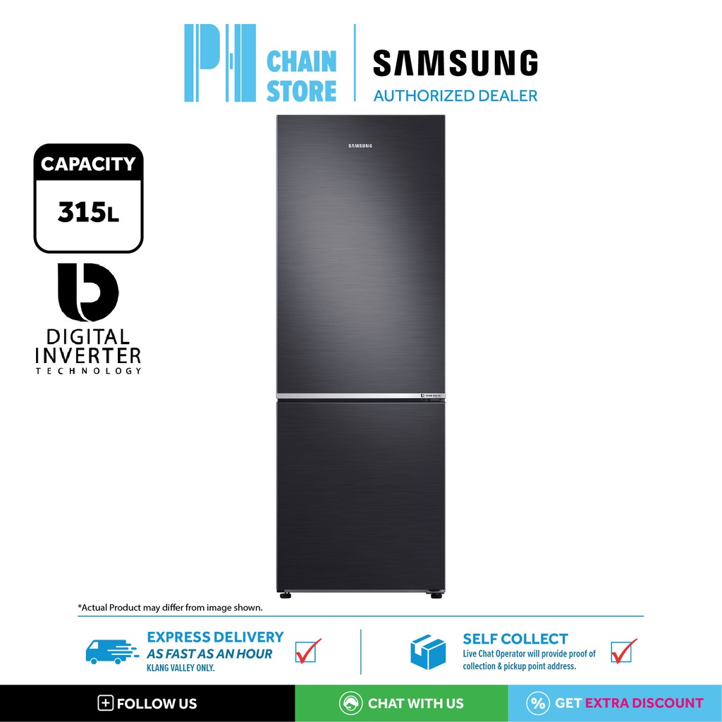 (DELIVERY FOR KL & SGR ONLY) SAMSUNG RB30N4050B1/ME 315L BOTTOM MOUNT