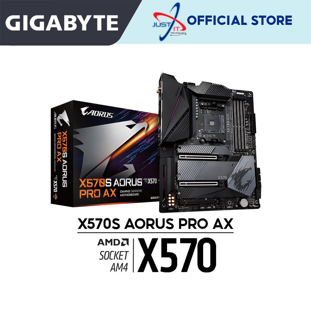 GIGABYTE X570S AORUS PRO AX AM4 Gaming Mainboard Combo Deal R7 5800X