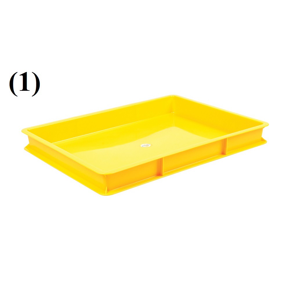 Plastic Cake Tray / Bread Tray / Bakery Tray / Food Tray / Yellow Tray
