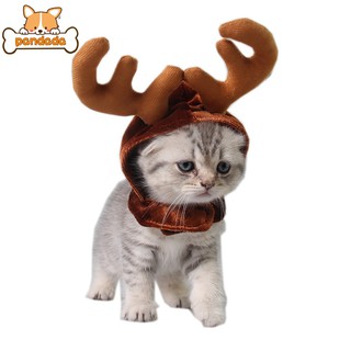 Pet Christmas Reindeer Hat Cat Cute Headgear For Holiday Party Festival Accessories Shopee Malaysia - cute cats in cute hats sweater roblox