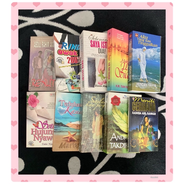 Novel Cinta / Baru / Terpakai