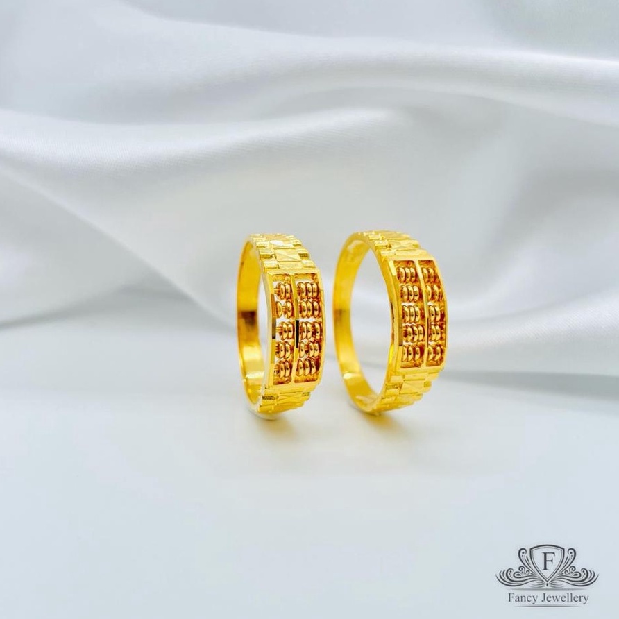 💎💎Fancy Jewellery💎💎 Emas 916 Cincin Sempoa Emas 916 tulen Bajet Emas 916