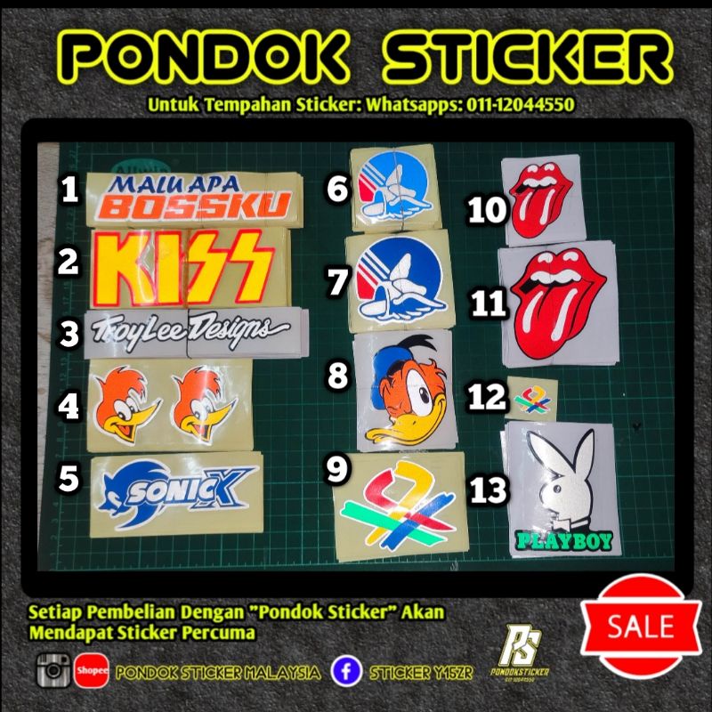 STICKER LOGO PANTUL MURAH | Shopee Malaysia