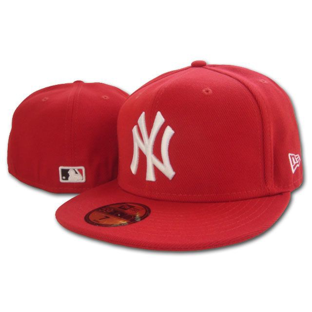 new york yankees red baseball cap