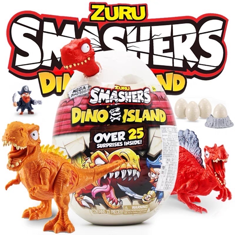 Zuru Smashers Dino Islands Mega Surprise Egg Over 25 Surprises 7487 Shopee Malaysia