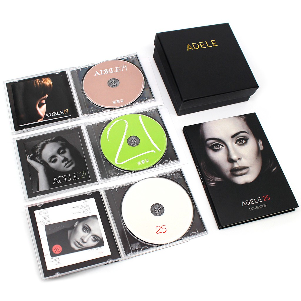 Genuine Album Adele Adele Album Full Set 19 21 25 Notebook 3cd Lyrics Bo Shopee Malaysia