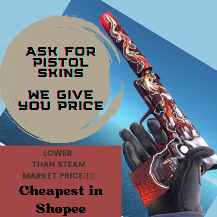 CSGO PISTOL SKINS | READY STOCK | PAY NOW TRADE NOW | Shopee Malaysia