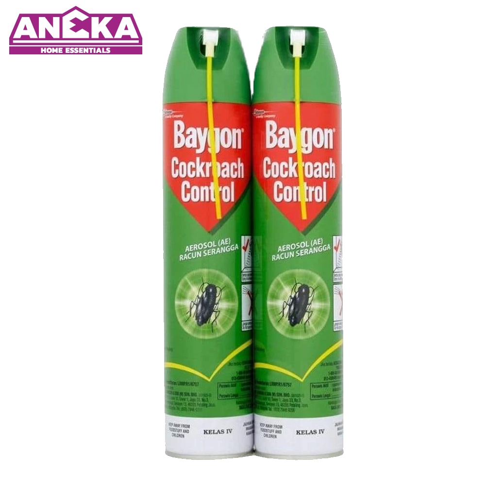 Baygon Twinpack Aerosol Cockroach Control 570ml Shopee Malaysia