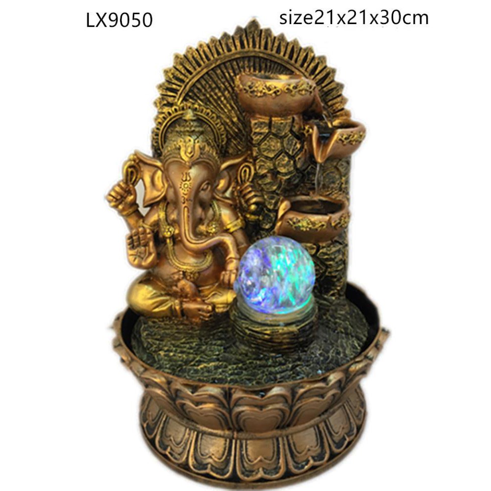 Water Fountain Ganesha 9050 Water Feature Feng Shui Home