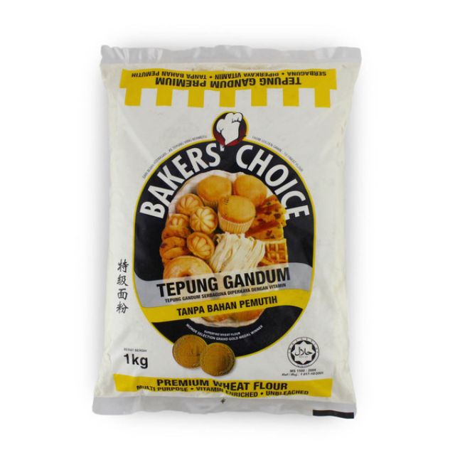 Bakers Choice Flour 1kg Shopee Malaysia