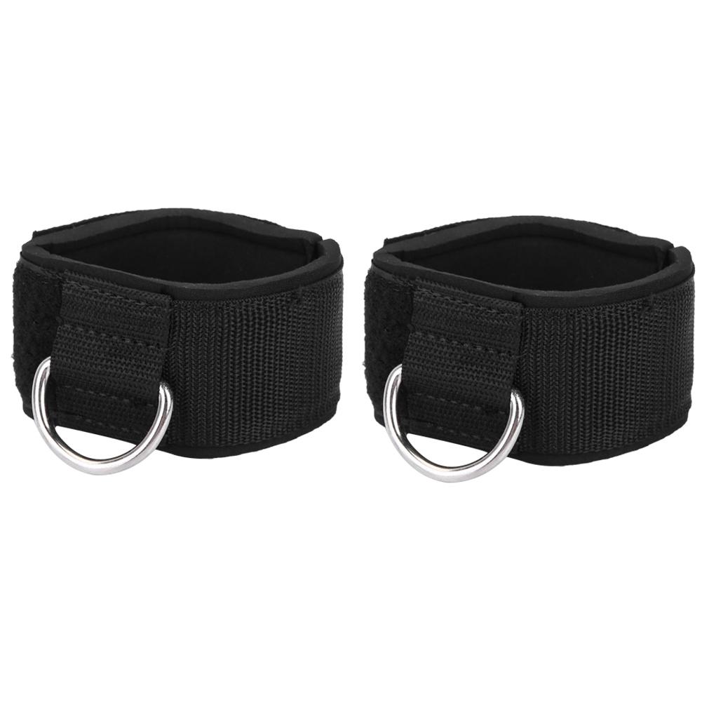 1 Pair Fitness Ankle Straps DRing Ankle Cuffs for Gym Training