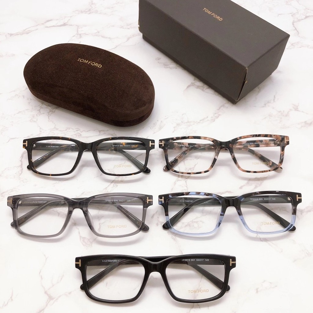 TOM FORD square plate glasses frame TF5313 ultralight workplace glasses Tom  Ford myopia glasses frame | Shopee Malaysia