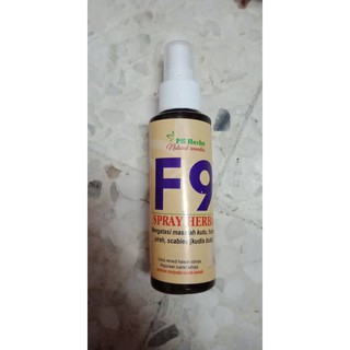 Spray Herba F9 ( ubat kutu kucing / kutu telinga / earmite 