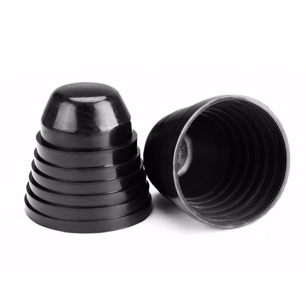 ACAMPTAR 1Pcs 7 Size In 1 Universal Waterproof Rubber Cover For Hid Led Headlight Dust Sealing Caps For Cars Diy Retrofit Accessories 