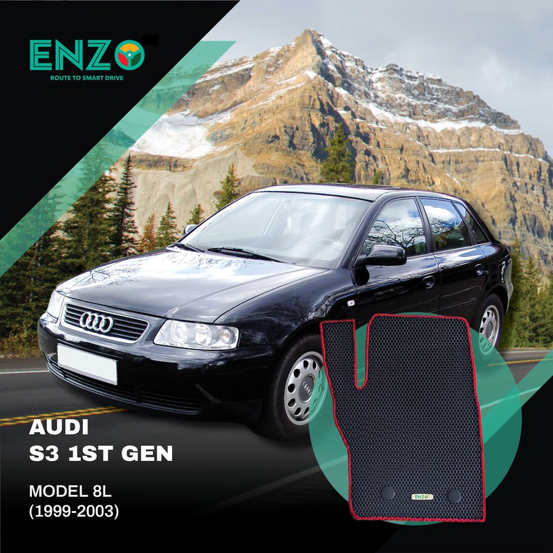 Audi S3 1st Gen Model 8L Enzo Customised Car Mat Shopee Malaysia